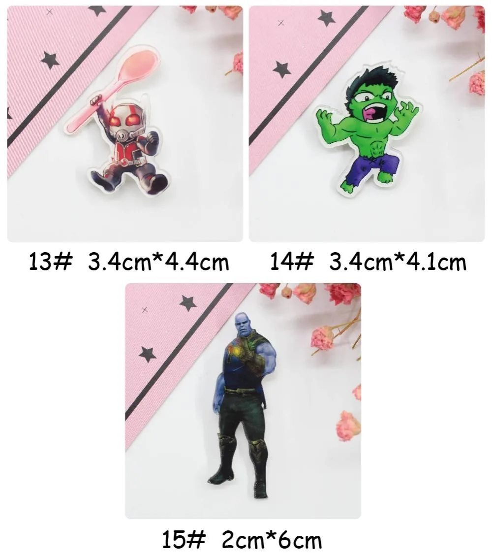 TQ 1 шт. микс герой Человек Мультфильм значки на булавке Kawaii значок bacgets на рюкзак значки на одежду акриловые значки Z11