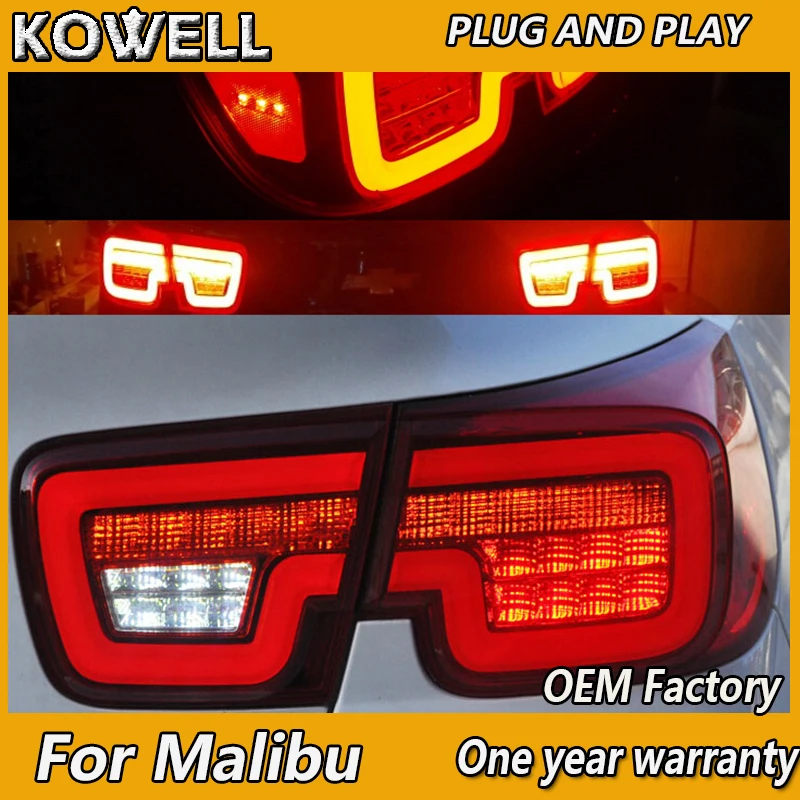 KOWELL автомобильный Стайлинг для Malibu задний светильник s 2011 2012 2015 светодиодный