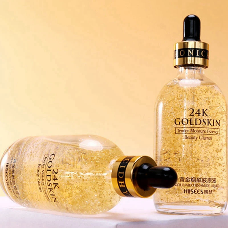 Праймер для макияжа 24K Gold Elixir Essence Oil control увлажняющий крем для лица отбеливающая база Make Up Primer минимайзер пор Сыворотка для кожи