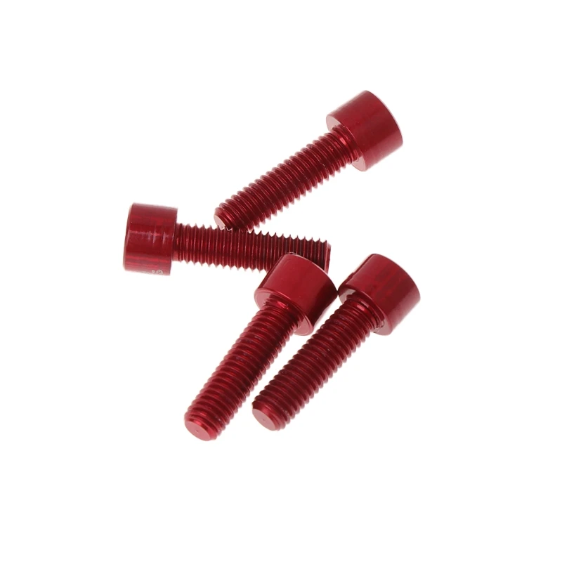 Велосипед 4 шт./пакет велосипедный вынос руля винт M5x17mm болт из алюминиевого