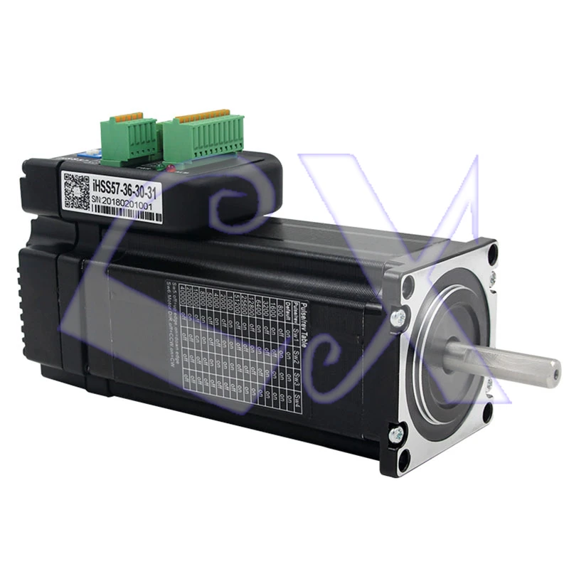 JMC IHSS57 36 30 31 NEMA23 3Nm 36VDC встроенный шаговый сервопривод с замкнутой петлей 1500rpm