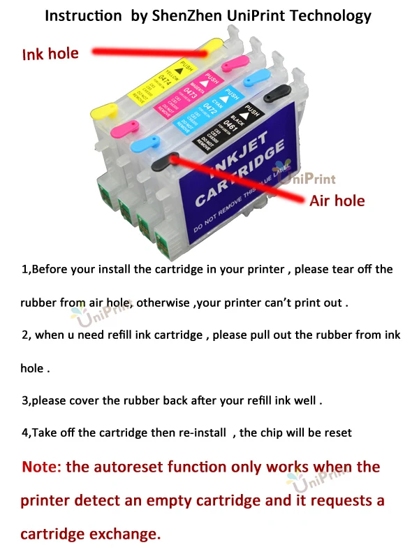 Картридж T0551 для принтера Epson RX420 RX425 RX520 RX240 RX245|ink cartridge|ink cartridge for epsoncartridge epson |