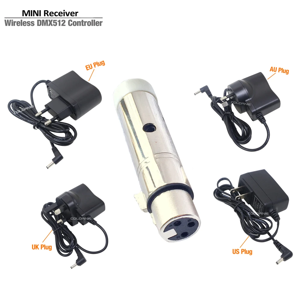 Сценический светильник DMX контроллер 2,4G беспроводной DMX512 передатчик и приемник контроллер для сценический светильник ing Effect