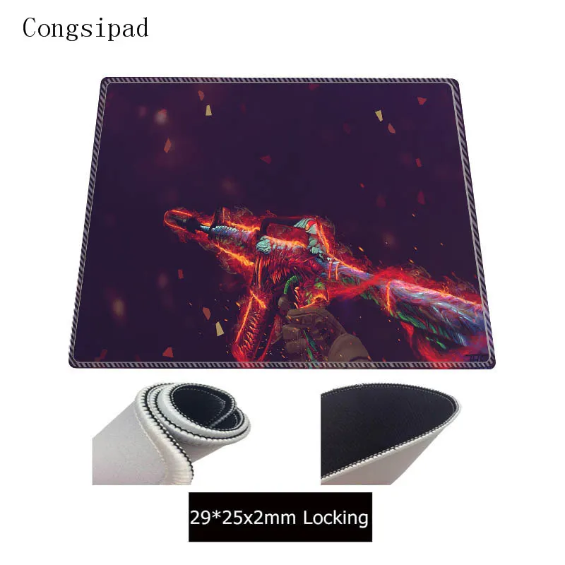 Congsipad 90*40 см Большой CS: GO игровой коврик для мыши XXL большой игровой коврик мыши с фиксируемым краем клавиатура настольный коврик Большое чудовище геймер Коврик для мыши