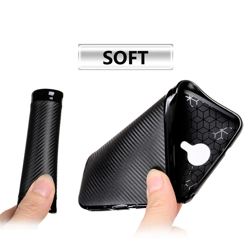 Чехол из углеродного волокна для телефона Google Android One General Mobile 4G чехол силиконовой