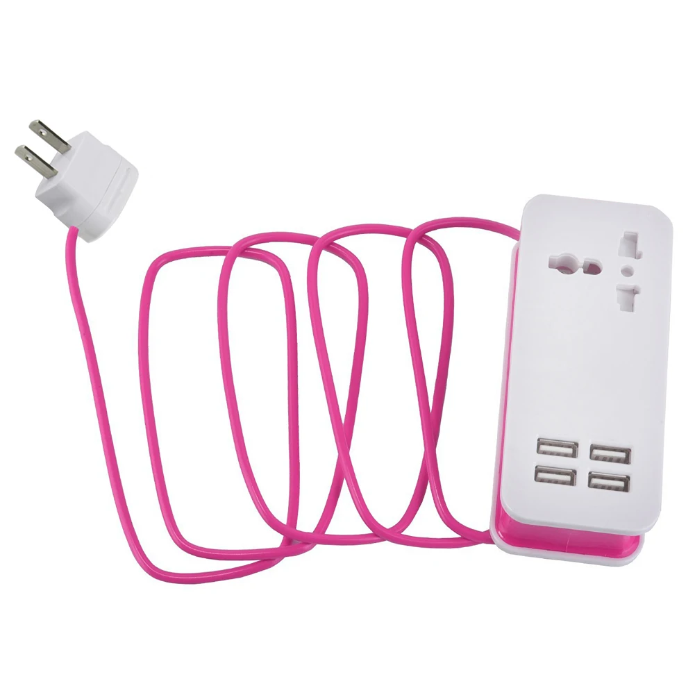 Универсальный дорожный адаптер питания переменного тока YCDC 110 240 В с USB разъемом