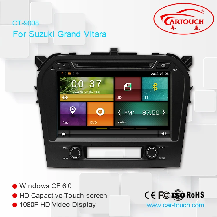 Автомобильный DVD плеер 2 din 8 дюймов радио стерео GPS навигация для SUZUKI GRAND VITARA FM AM RDS