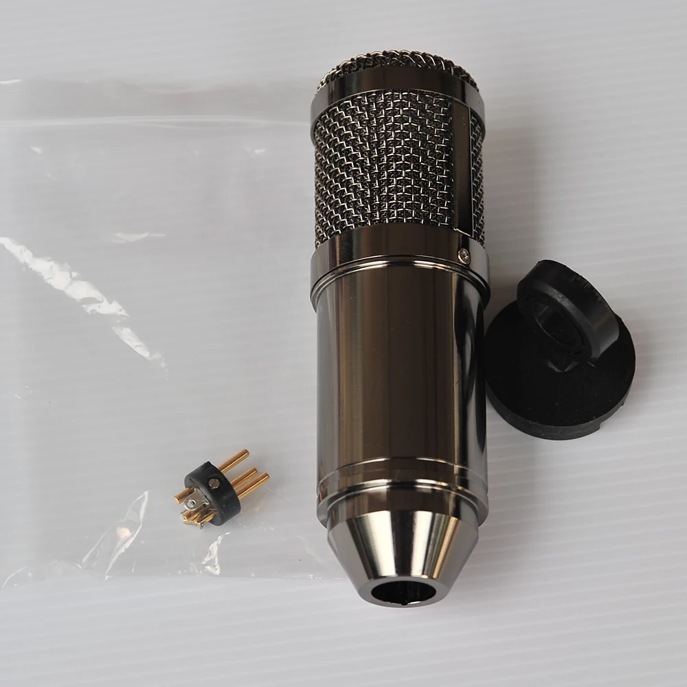 Золотой серый коричневый металлический DIY Корпус Корпуса микрофона чехол для микрофона