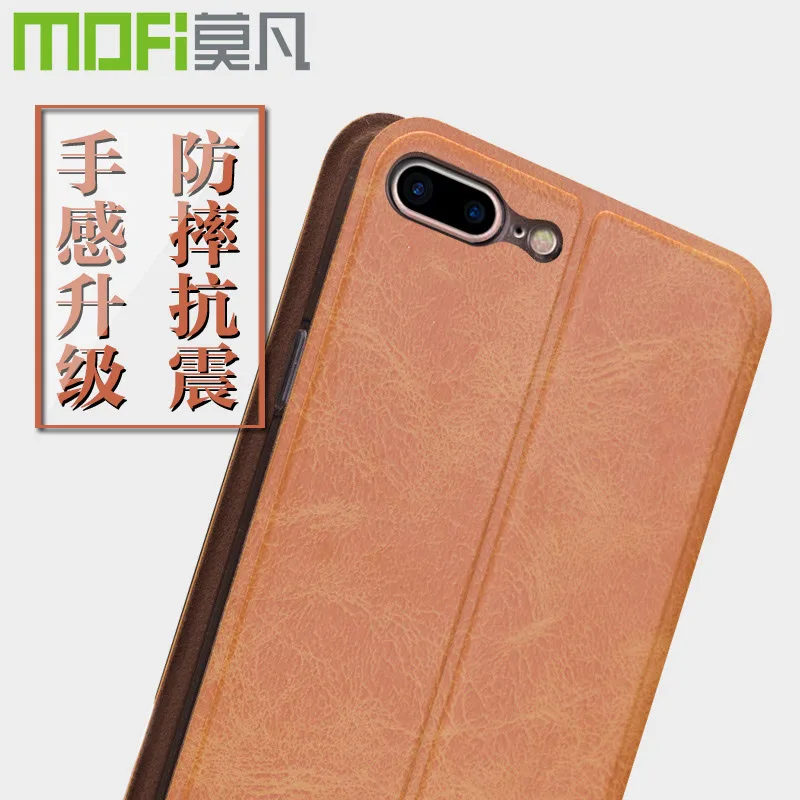 Оригинал mofi для iphone 7 leather case for плюс Откидная Крышка Силикона TPU Чехол Слот Для