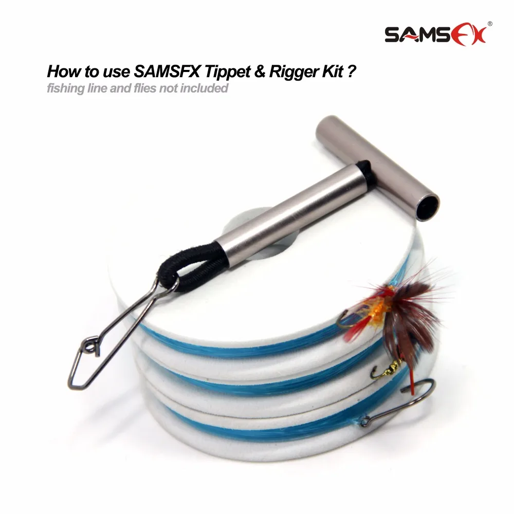 SAMSFX Tenkara линия намотки катушки доска Трассировка провода поворотный шпульки лидер Snell Rigger Хранитель Снасти Коробка инструмент Аксессуары EVA пены