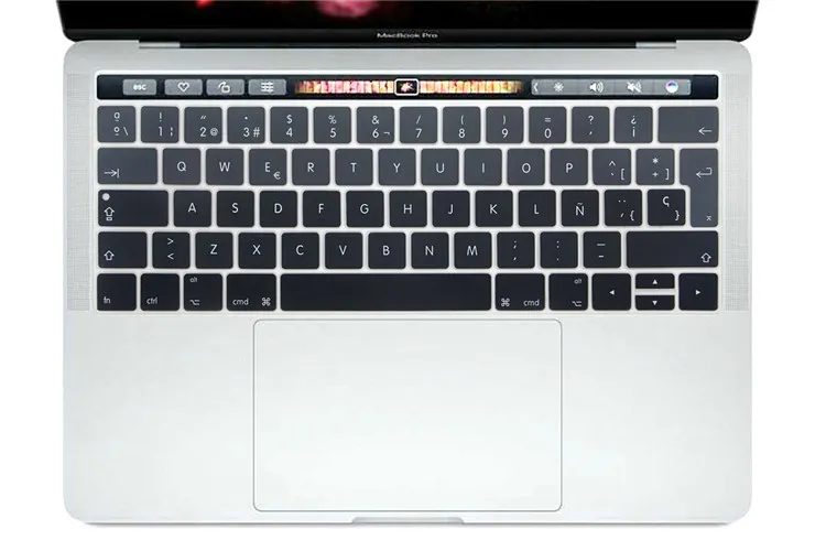 Европейская Испанская версия чехол для клавиатуры для нового MacBook Pro 1" A1706 и Pro 15" A1707 с сенсорной панелью( релиз) протектор