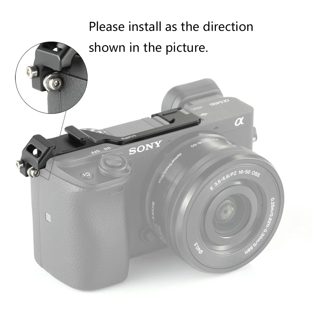 SmallRig БЫСТРОРАЗЪЕМНАЯ пластина перемещения холодного башмака для камеры Sony