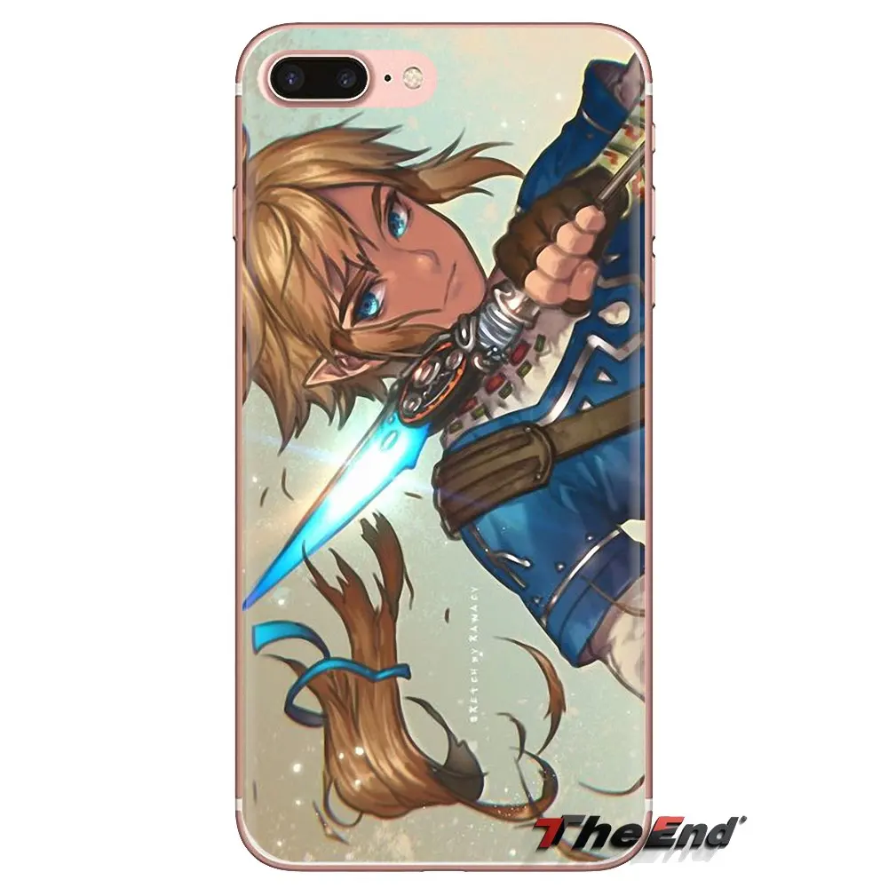 Для Samsung Galaxy S3 S4 S5 Mini S6 S7 Edge S8 S9 S10 Plus Note 3 4 5 8 9 Мягкие прозрачные чехлы Legend of zeldas
