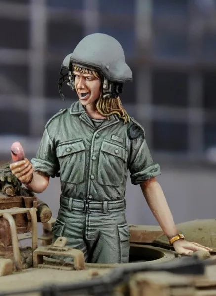 Масштаб 1/35 г. миниатюрная модель танка из Израиля для женщин статуэтка смолы