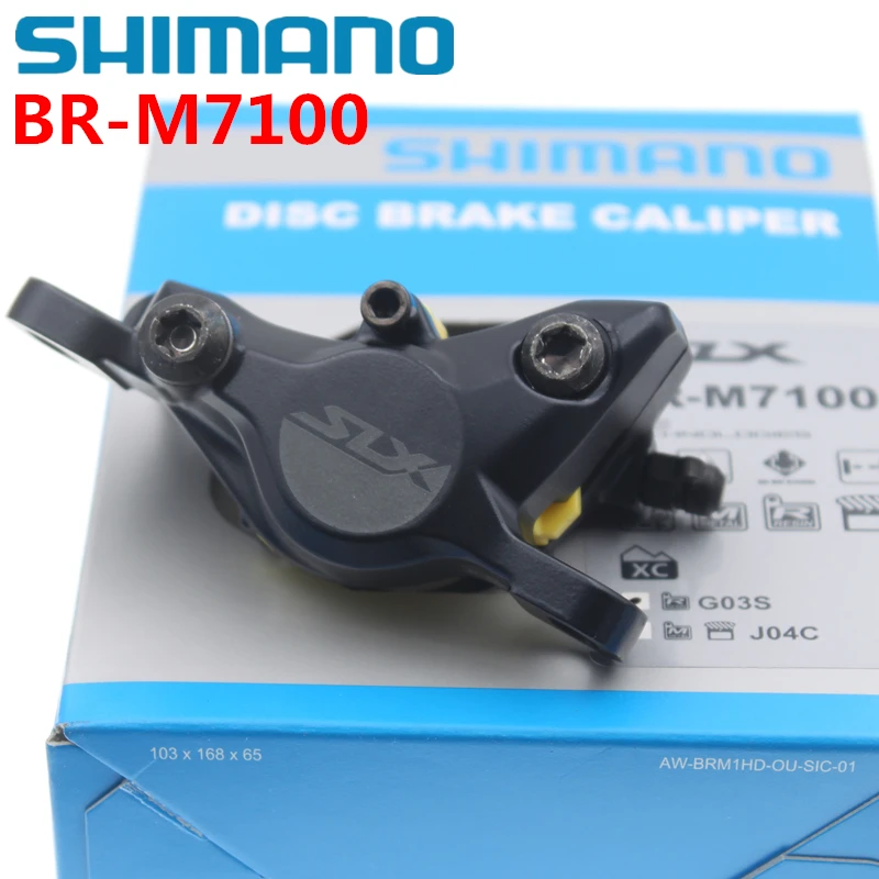 Shimano горный велосипед SLX M7100 тормозной суппорт BR с G03S J04C колодки Гидравлический