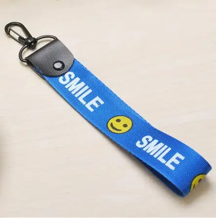 Smiley брелок с лентой Lanyard подвесной шейный DIY Чехол для мобильного телефона