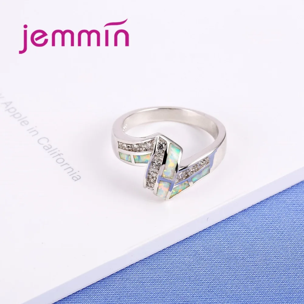 Женское кольцо из серебра 925 пробы с белым огненным опалом|ring for|rings for womenring women |
