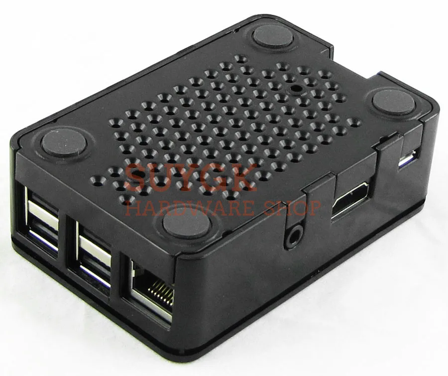 Черный Официальный чехол для Raspberry Pi 3 Model B+ плюс ABS пластиковый чехол Корпус Корпуса для PI3