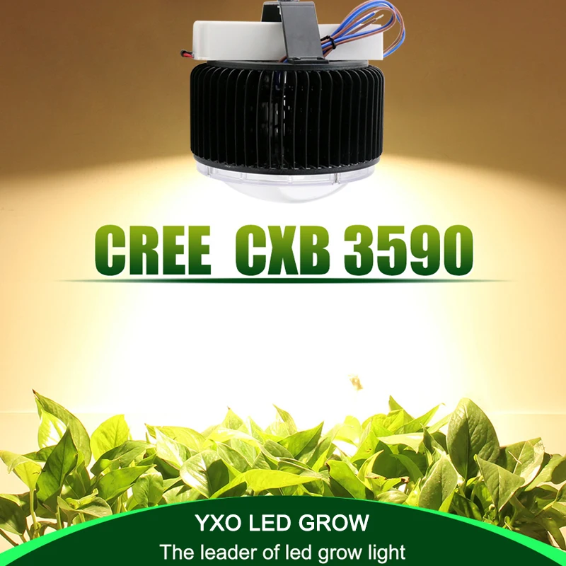 Cree CXB3590 100W COB светодиодный светильник полный спектр Светодиодные промышленные