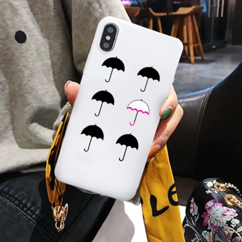 GYKZ Забавный чехол с логотипом Академии зонта для iPhone X XR XS Max 6 6s 7 8 plus мягкий