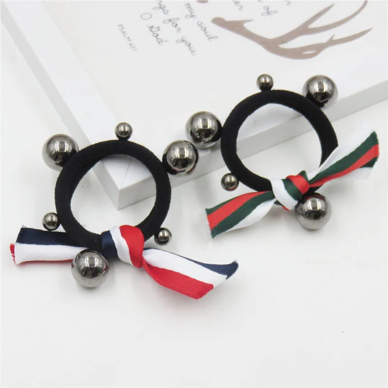 1 шт. Модные полосатые ленты для волос эластичные резинки игрушки девочек ручная