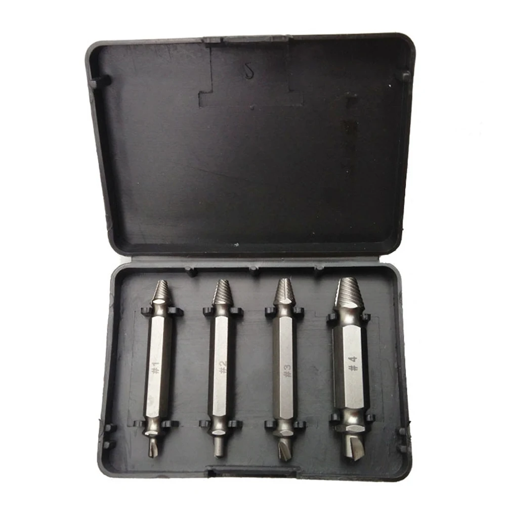 4 шт./компл. экстрактор поврежденных винтов сверла для удаления болтов шпилька