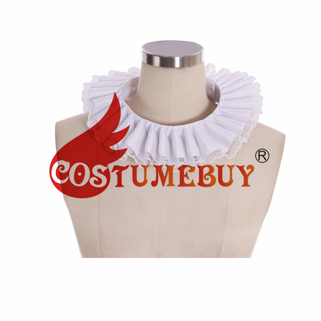 CostumeBuy средневековый Тюдор елизабетанский воротник манжеты отряд самоубийц Джокер Куинн Bad Girls воротник наручные манжеты L920