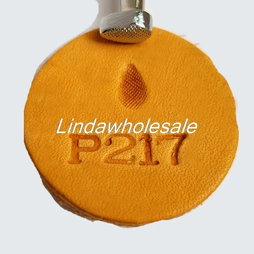 P217 Японская Кожа ремесло печати инструменты P370/P232/P212/P213/P217/P975/P236, кожаный инструмент, металлический штамп - Цвет: P217