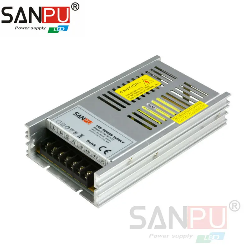 Новый SANPU 12V 150W Импульсный Светодиодный источник питания ультра тонкий