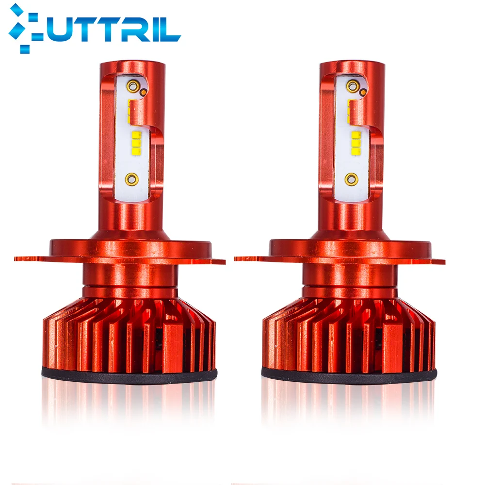 Uttril Canbus H4 LED H7 H1 H3 H8 H9 H11 9005 HB3 9006 HB4 880 881 H27 лампада Противотуманные фары 80 Вт 12000LM 6000K