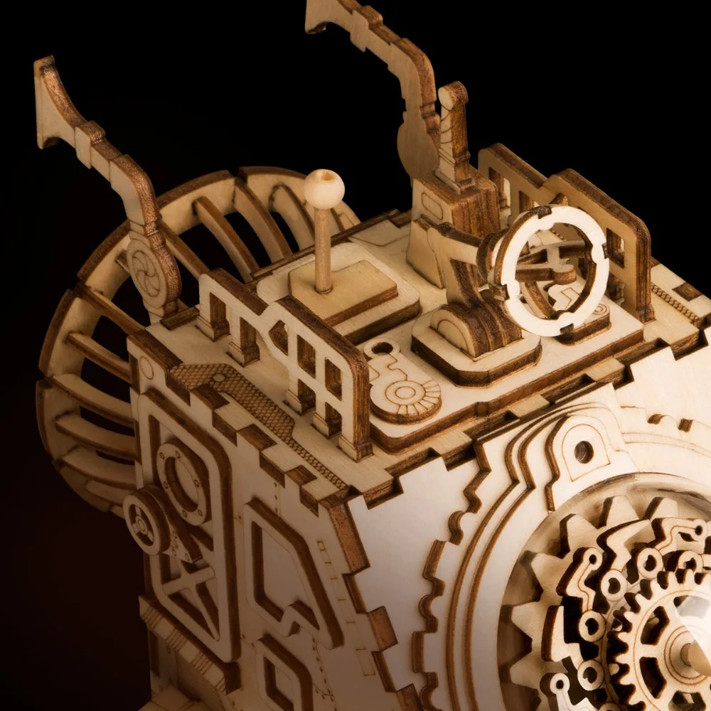 Robotime DIY 3D подвижный космический корабль головоломка собранная деревянная модель