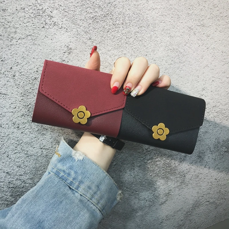 2018 Мода Кредитная держатель для карт Для женщин Rfid Блокировка PU кожаный кошелек