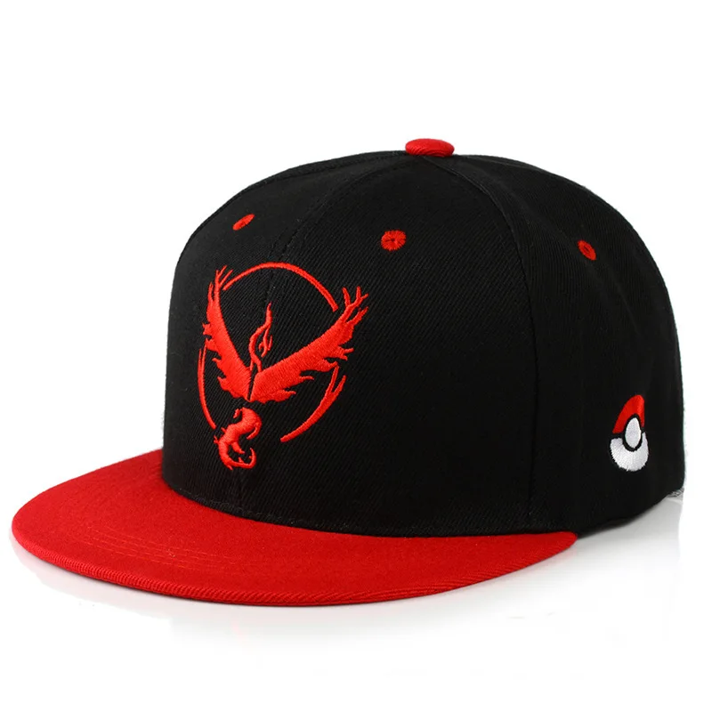 Новые головные уборы Pokemon Go Pocket Monster snapback в стиле хип хоп цветные хлопковые