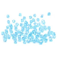 blue 100pc 4mm austria crystal bicone beads 5301 loose spacer beads bracelet jewelry making diy s 13