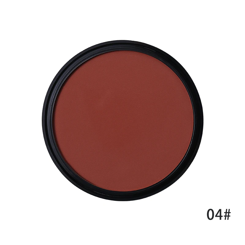 04 red brown Музыкальный цветок бронзатор для лица Пудра Румяна тон лица румяна макияж Палитра бронзатор и хайлайтер контурный консилер для щек - Цвет: 04 red brown