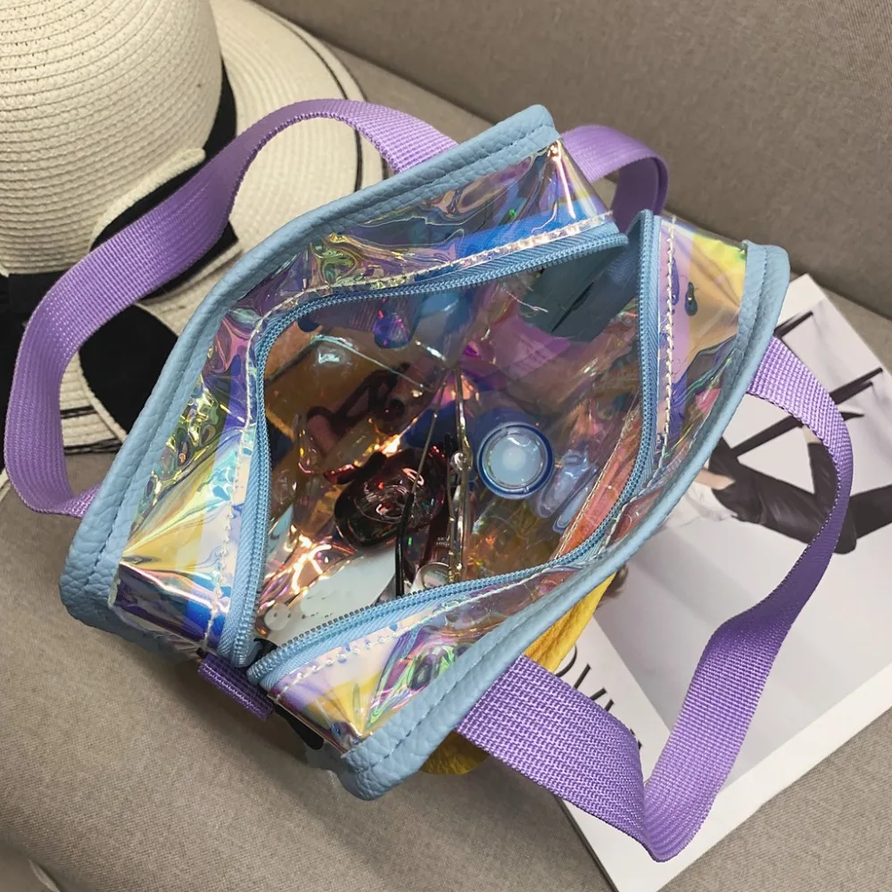 Сумка мессенджер прозрачная из ПВХ 2019|Сумки с ручками| |