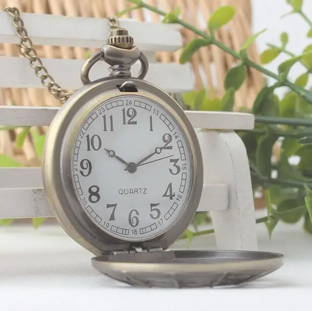 Супер герой Человек паук ретро карманные часы полые крутой дизайн с Fob ожерелье