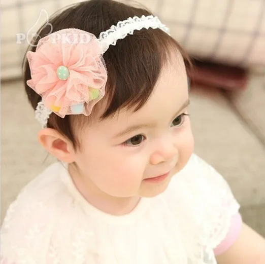 

Creative candy net flower Kids accessories Kids hair band Children Headwear A158