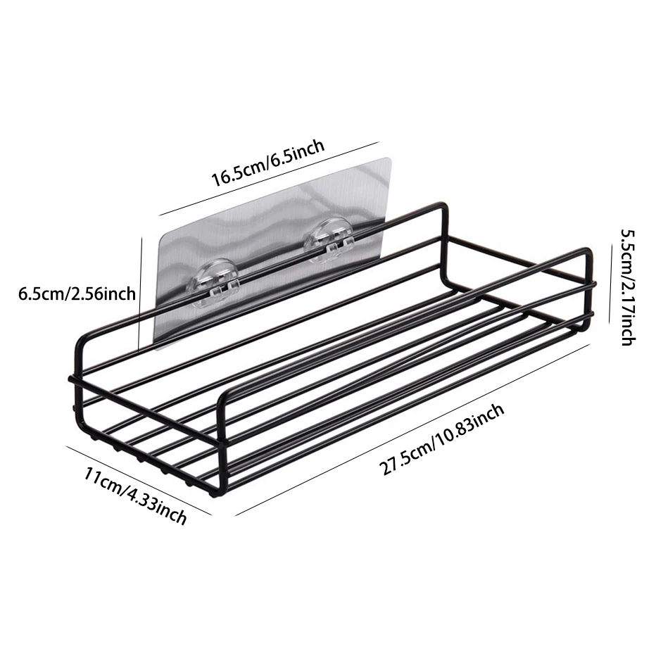Железная 3 м полка для хранения без дрели туалетные принадлежности ванной