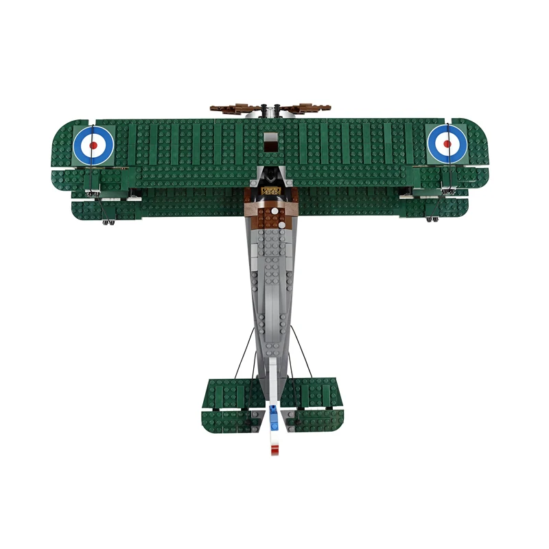 21021 Technic Series Creator Sopwith Camel Fighter Set Plane building Blocks Educational Toy For kids gifts Compatible with | Игрушки и