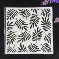 1pcs 13cm leaf diy craft layering stencils wall painting scrapbooking stamping embossing album card template