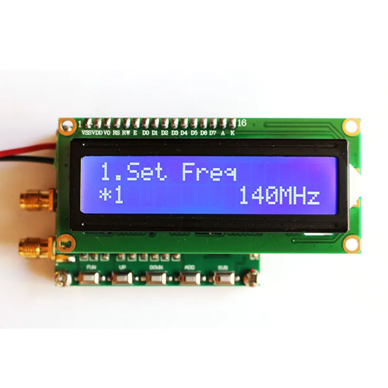 Модуль генератора сигналов AD9954 DDS, Синусоидальная прямоугольная волна, источник радиосигнала, частота 400 м, функция подметания, генератор радиочастотных сигналов