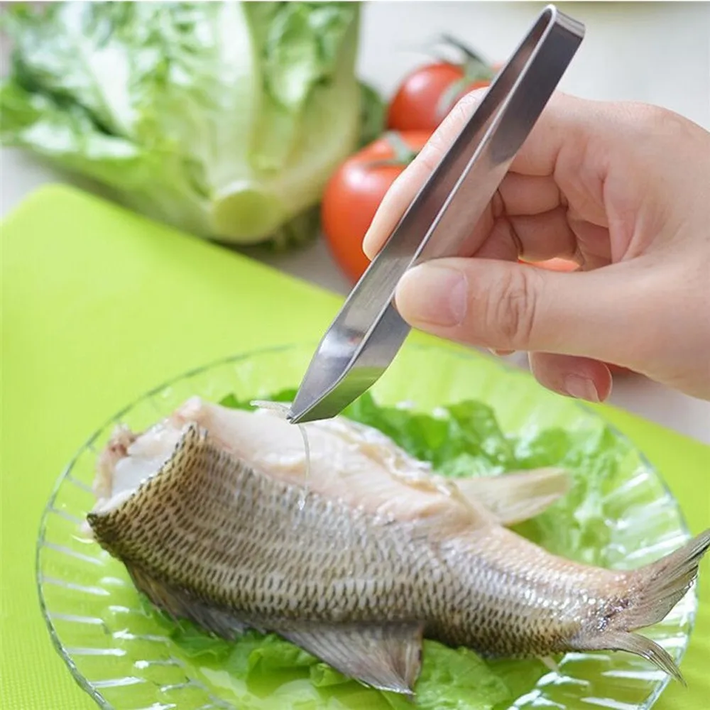 Пинцет для рыбы 2019 12 см pinzas pescad домашний кухонный инструмент Съемник щипцы