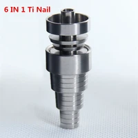 6 in 1 titanium nail domeless nail malefemale ti nail and carb cap factory directly selling