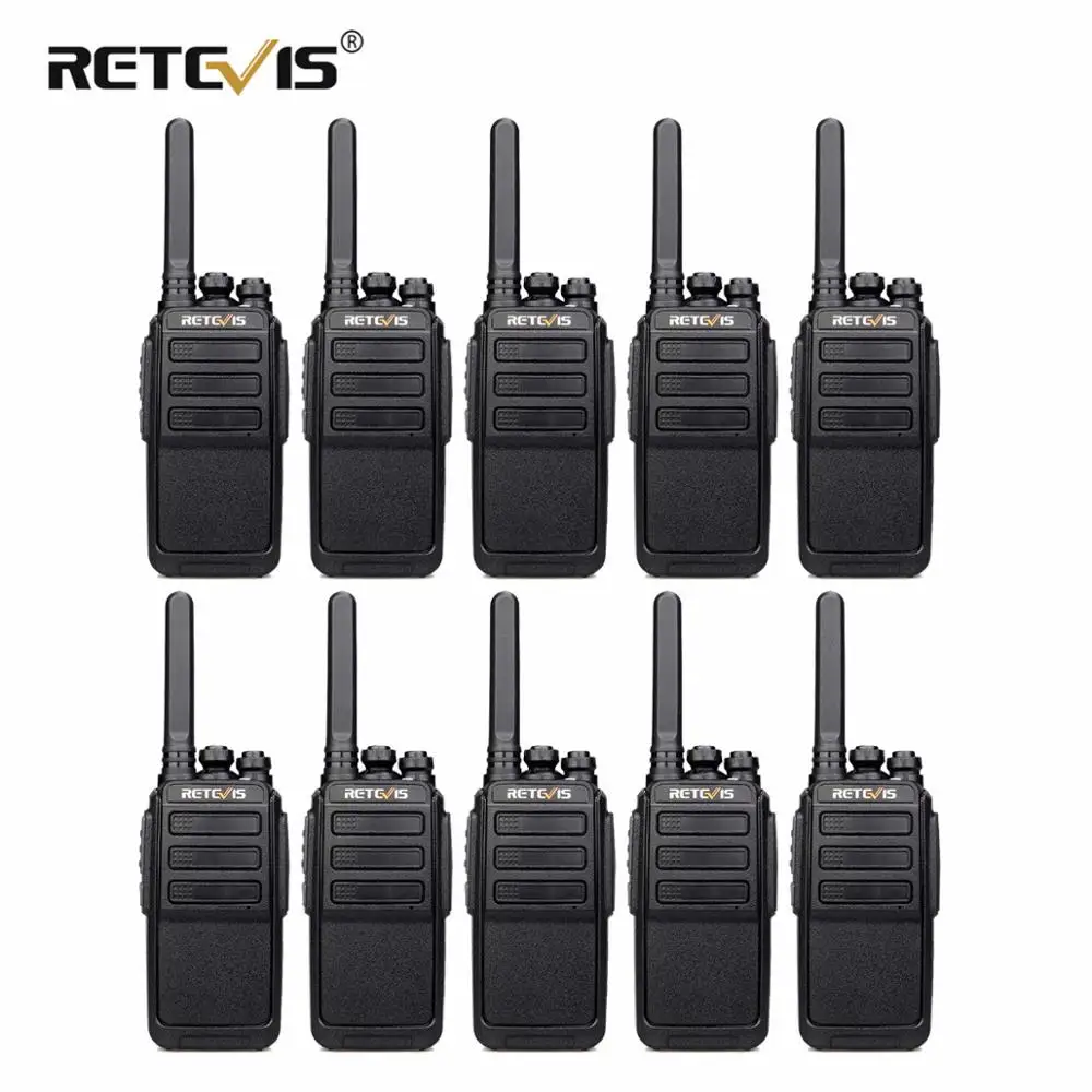 10 шт. RETEVIS RT28 портативная рация VOX Hands-free CTCSS/DCS usb зарядка UHF частота портативный 2 способ радио Comunicador