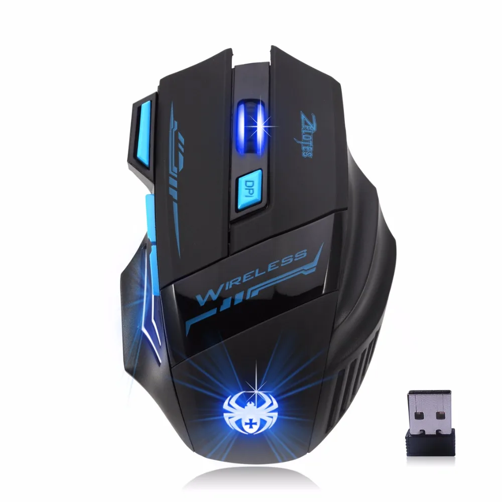 Профессиональная Беспроводная игровая мышь оптическая 2400 dpi 2 4G компьютерная
