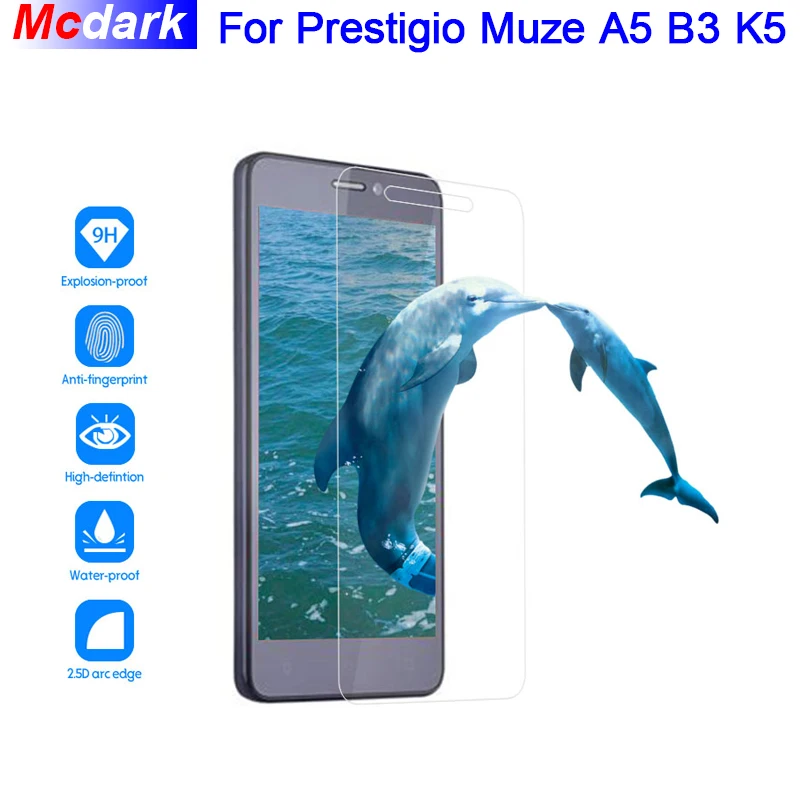 Закаленное стекло 9H для Prestigio Muze A5 B3 K5 Защитная пленка экрана PSP5502 3512 5509 DUO