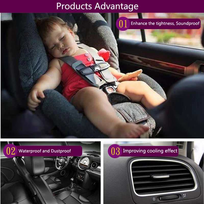 Автомобильные наклейки s дверные уплотнительные полосы ленты для Nissan TIIDA TEANA Skoda