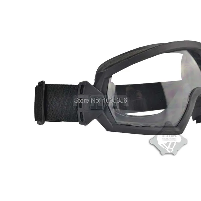 Черные солнцезащитные очки FMA с двумя линзами регулируемые для катания и игры в