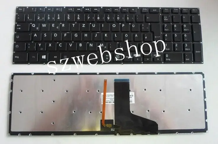 

New for Toshiba satellite P70 P70T P70-A P75-A P70T-A P70t-A01 German Backlit laptop Keyboard black